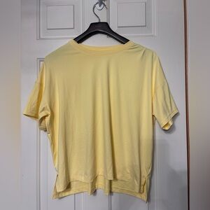 90degree by reflex butter yellow t shirt